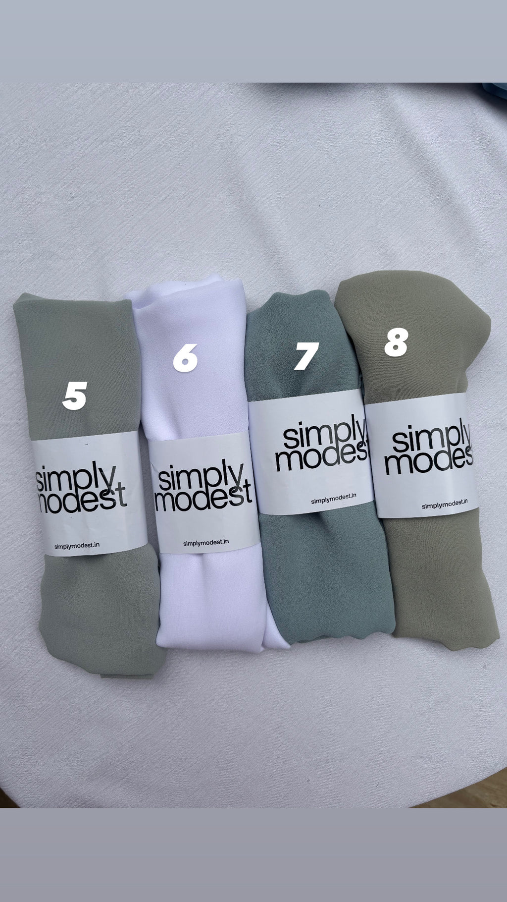 Premium chiffon hijabs