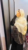 Black & white asthetic designer dupatta