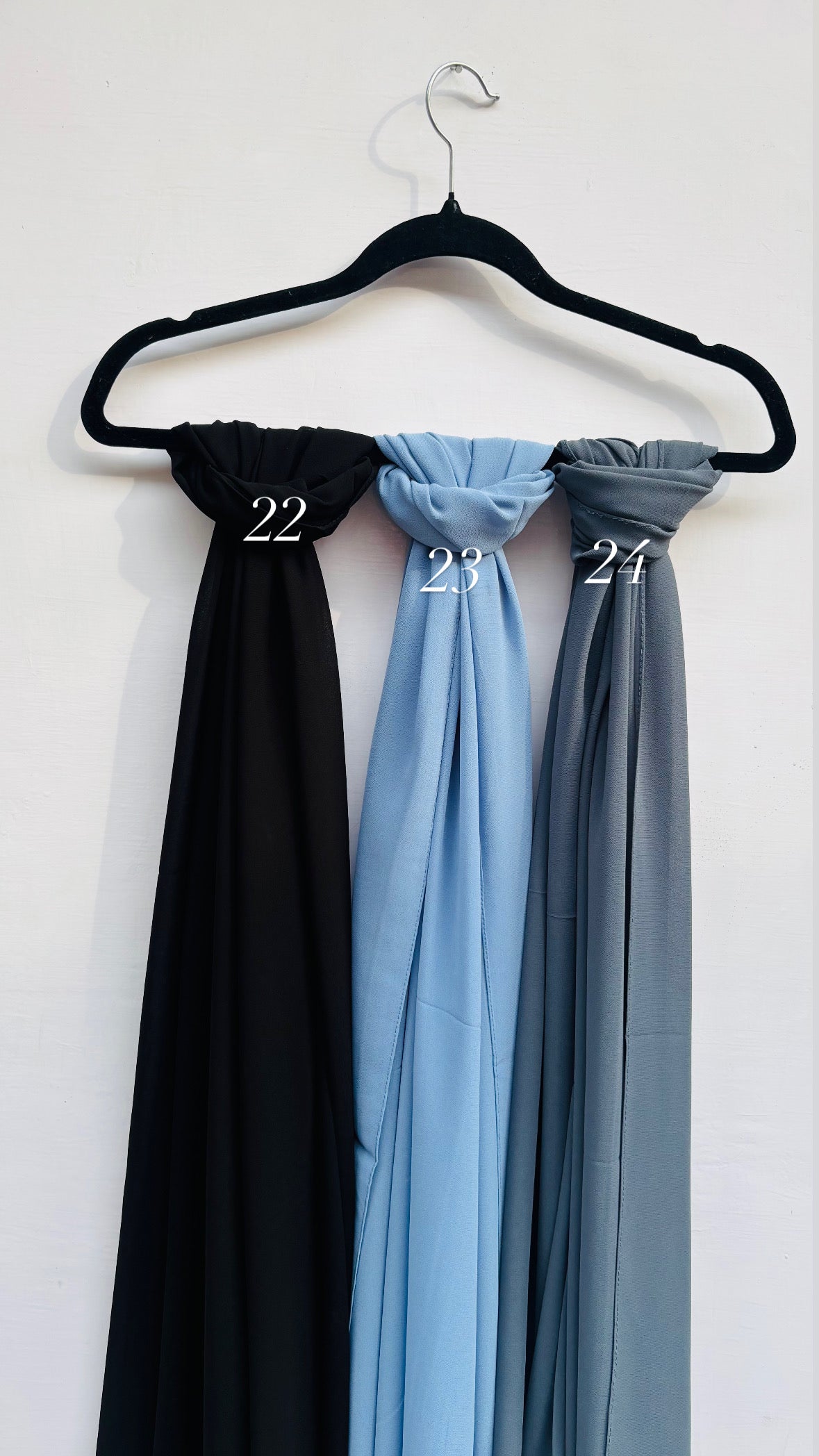 Premium Chiffon Hijabs - Big size (2 meters)