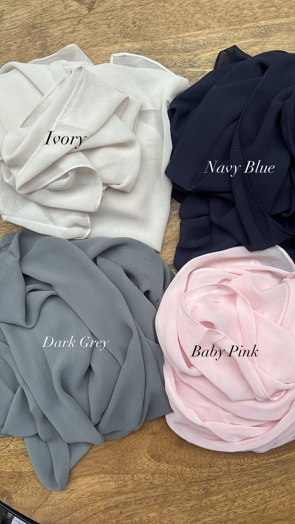 Soft Premium chiffon hijabs