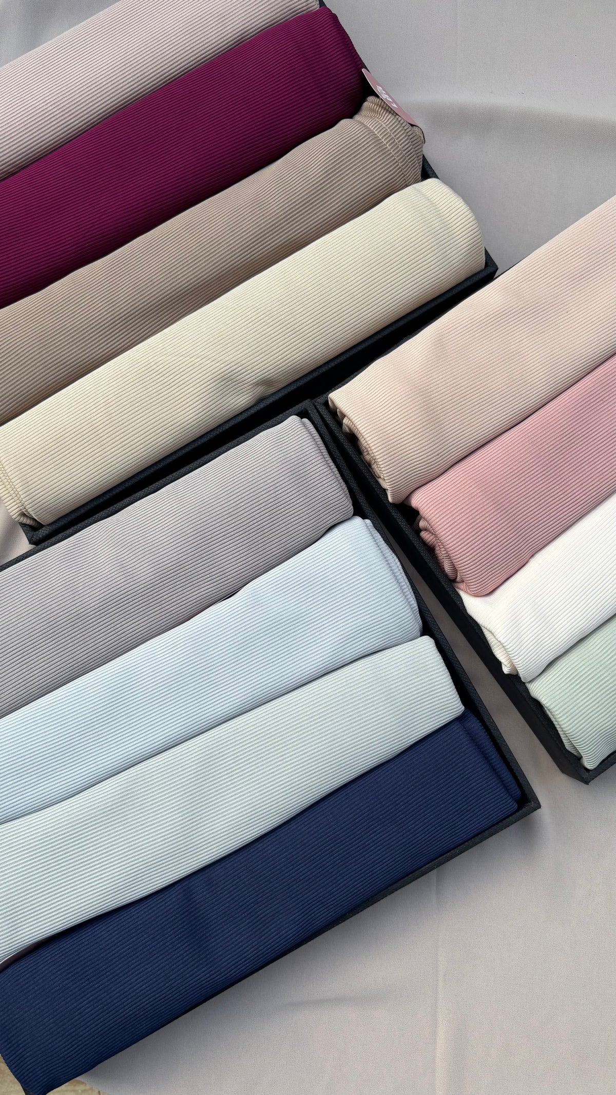Ribbed Jersey Hijabs - Premium quality, Amazing Colours