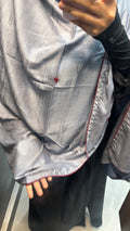 Grey & Maroon Soft Rayon Embroidered Dupatta