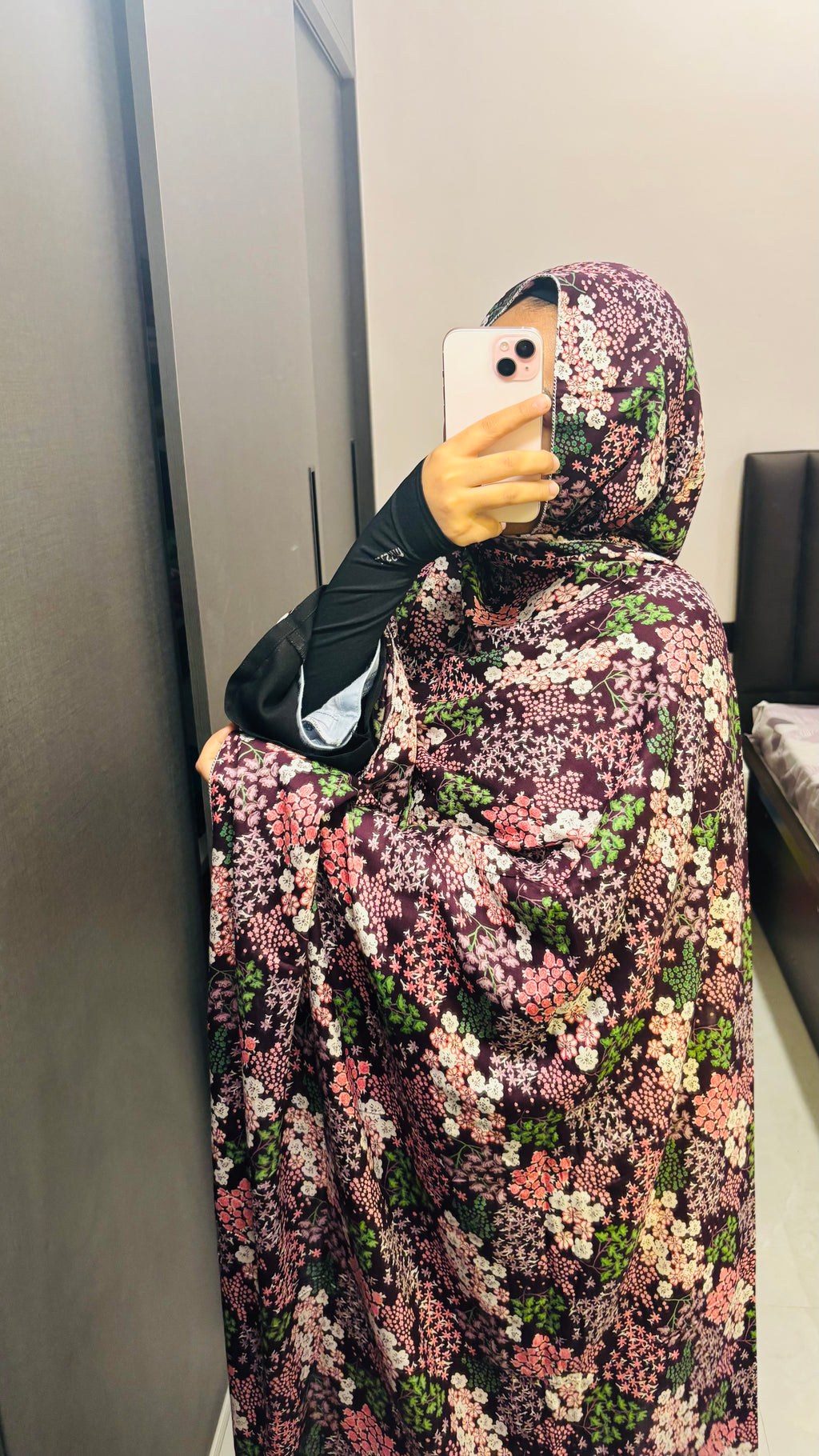 Beautiful Floral Printed Rayon dupatta