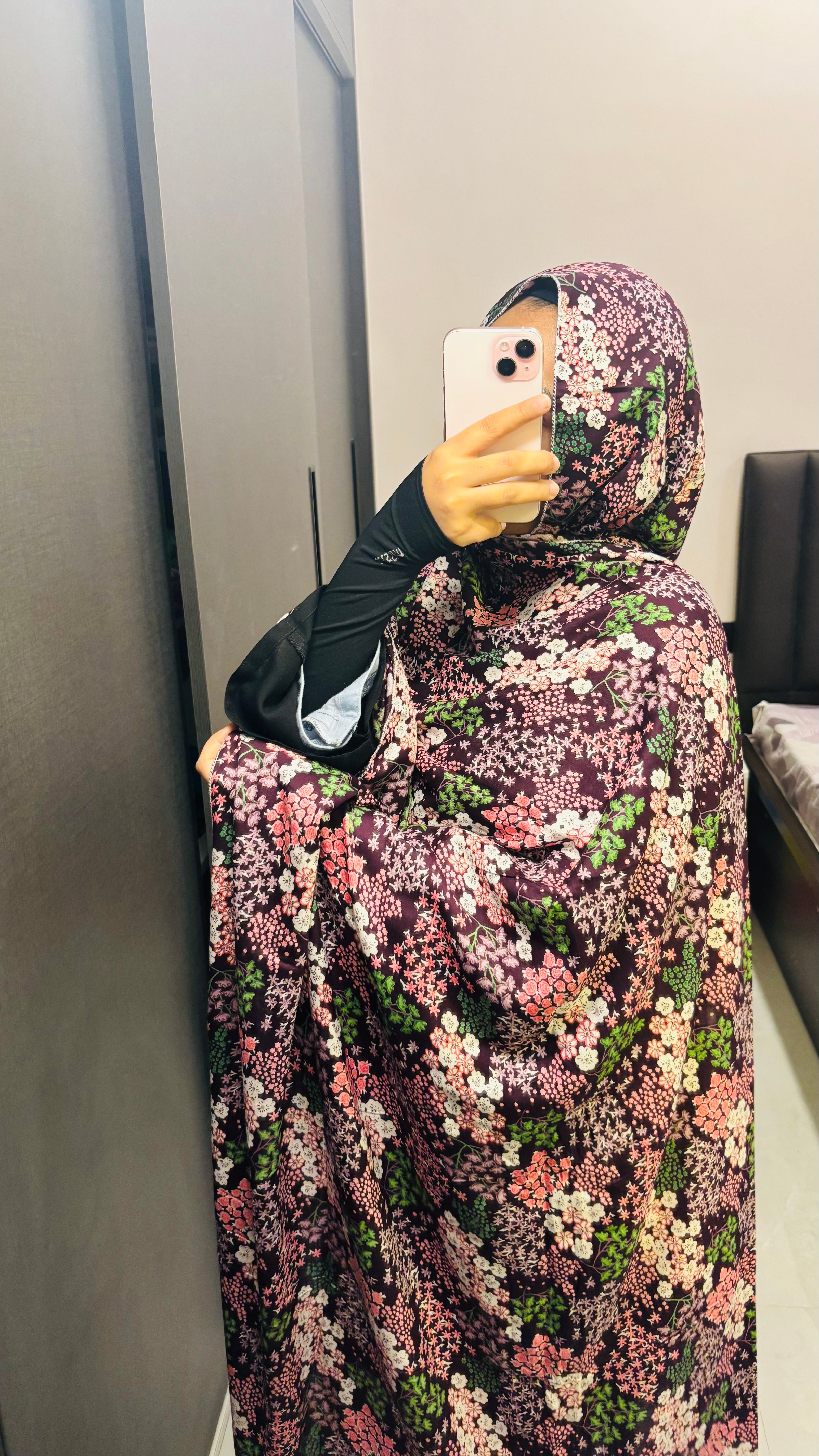 Beautiful Floral Printed Rayon dupatta