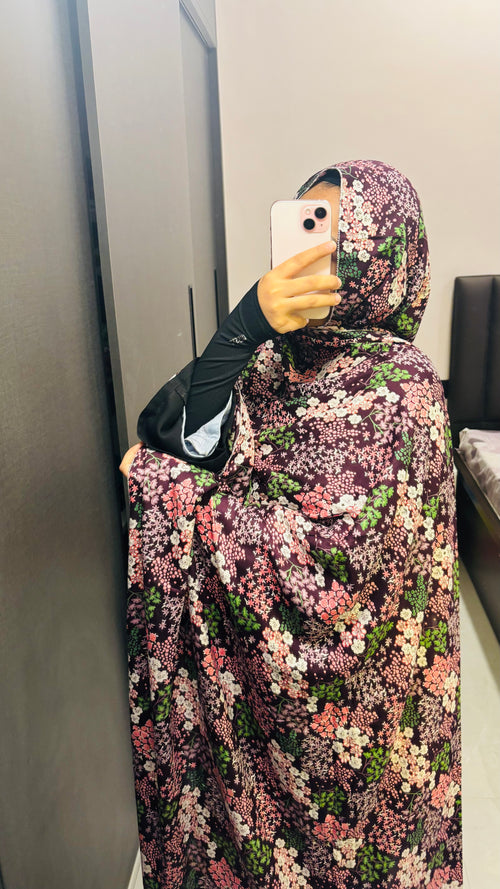 Beautiful Floral Printed Rayon dupatta