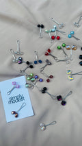 Crystal Loop Pins
