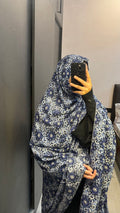 Blue Printed Big Dupatta/Chadar
