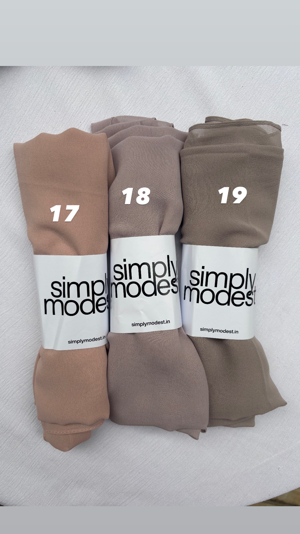 Premium chiffon hijabs