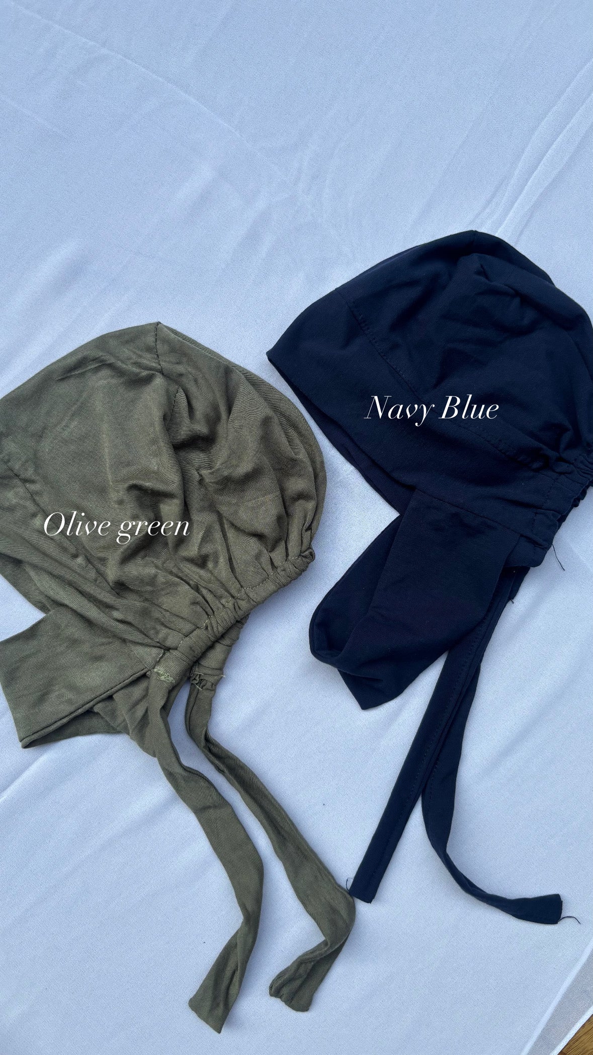 Chin Hijab Caps with Strings