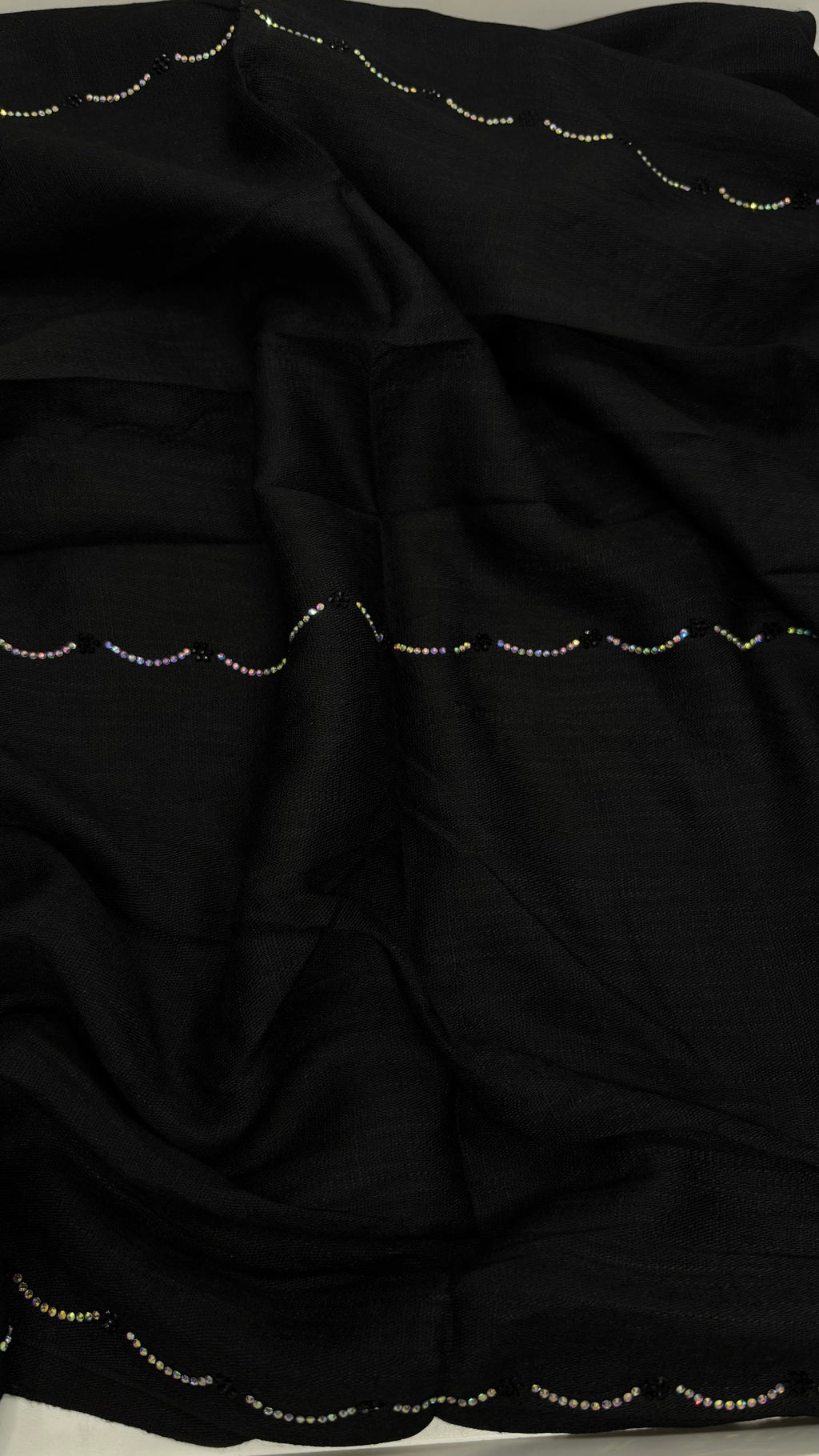 Soft Cotton Hijab with Stone work - Non Slippery