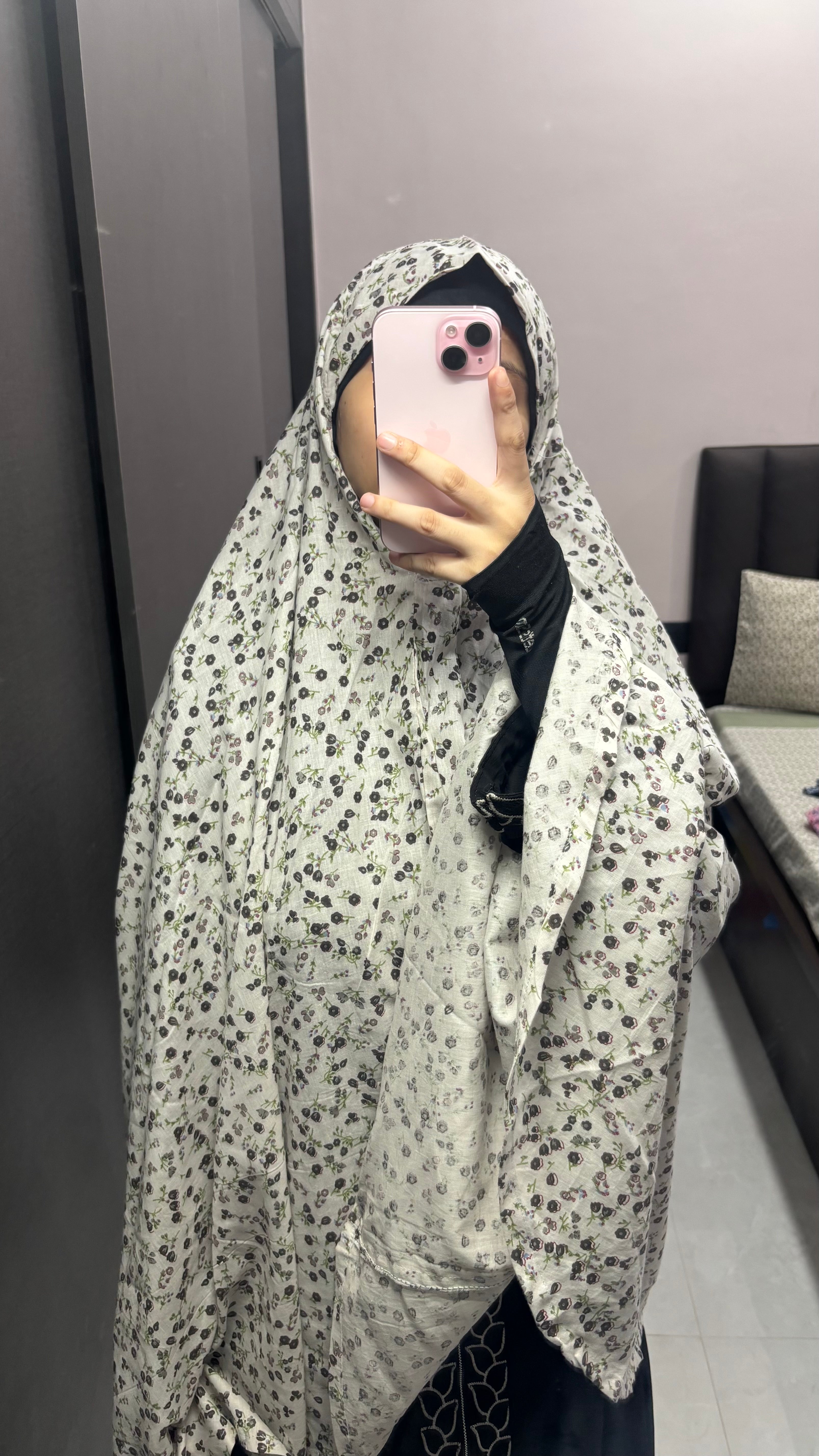 Pure Cotton Namaz Makhna/Khimar