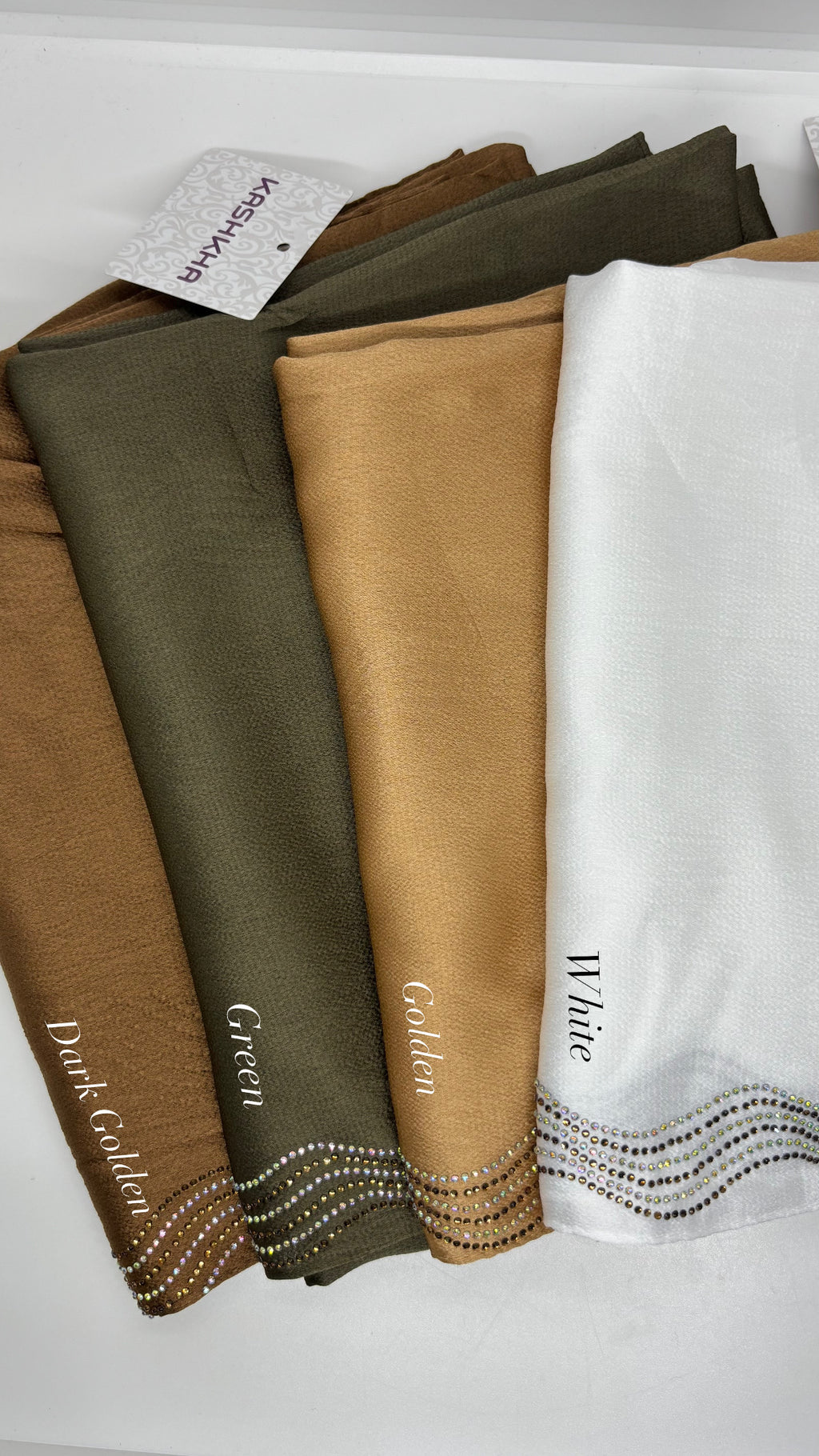 Bubble Satin Stone Lace Hijabs
