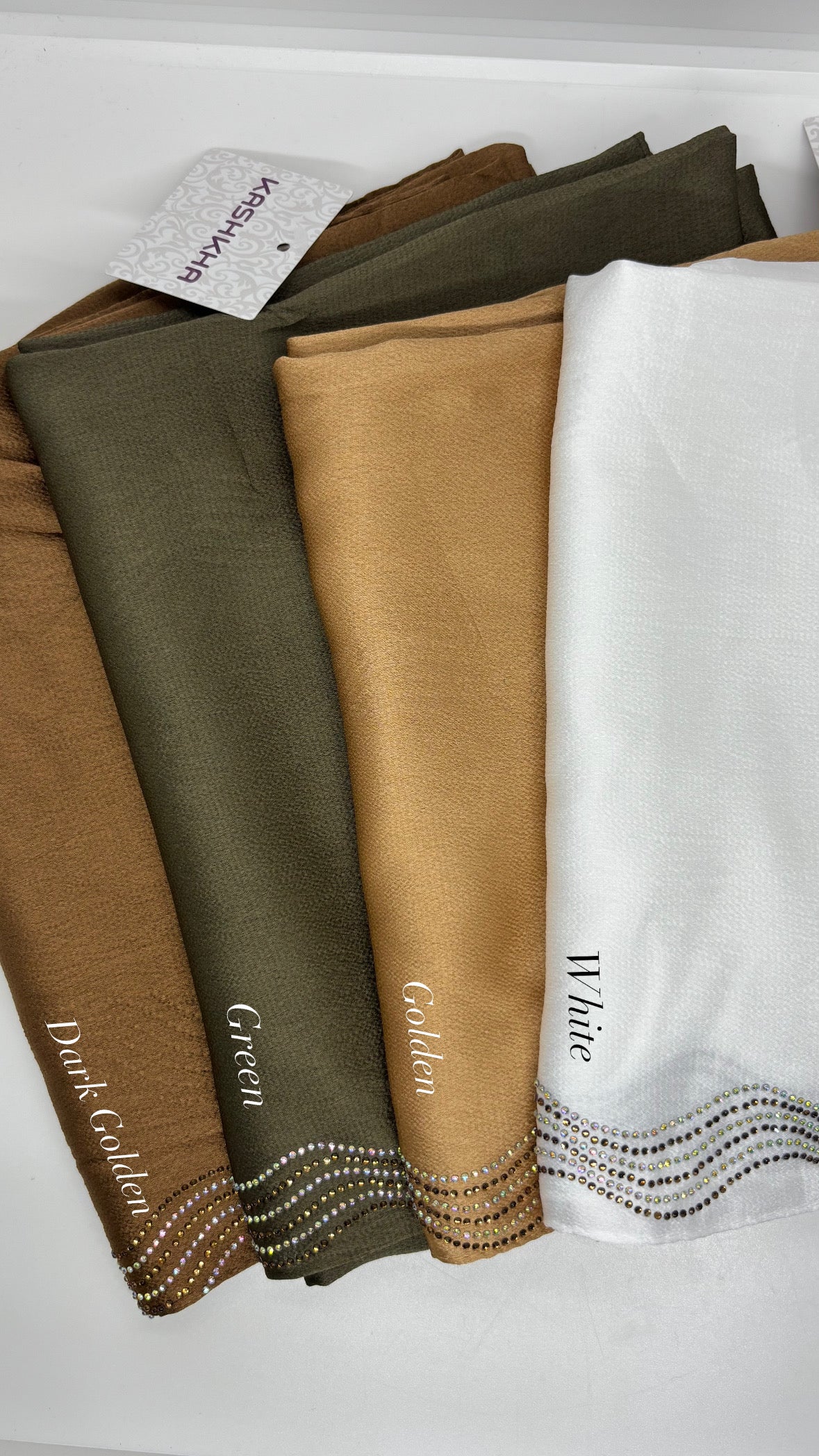 Bubble Satin Stone Lace Hijabs