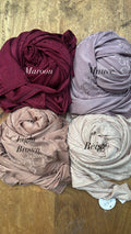 Textured Soft Premium Jersey Hijabs