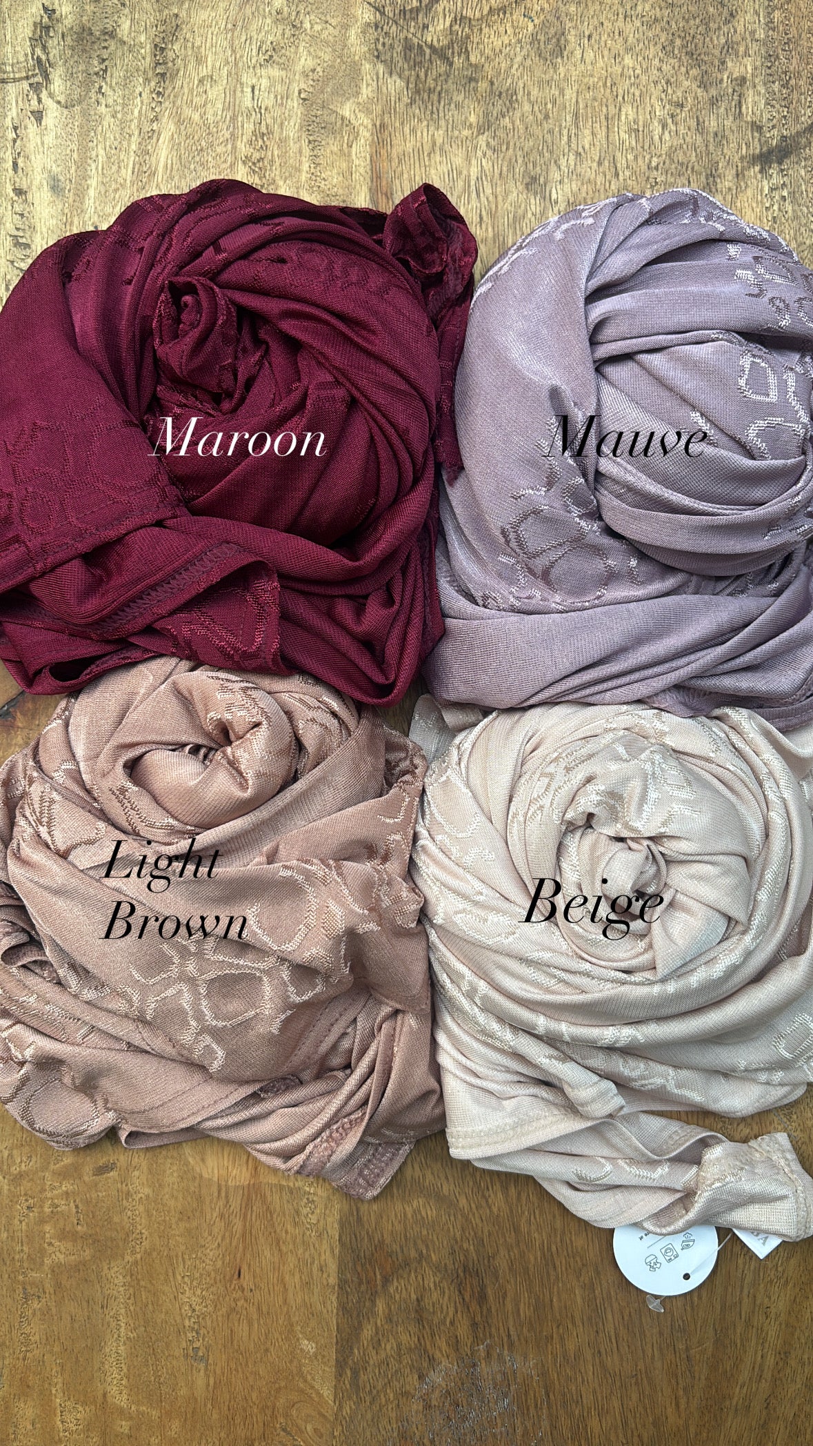 Textured Soft Premium Jersey Hijabs