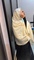 Off White Lace Designer Embroidered RayonDupatta