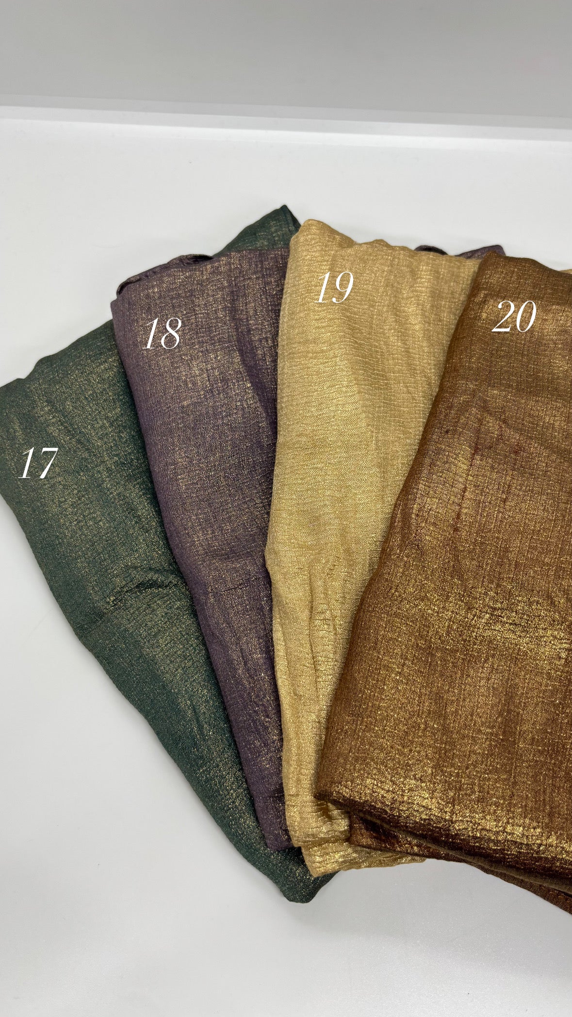 Cotton Shimmer Hijabs - Non Slippery, Premium quality