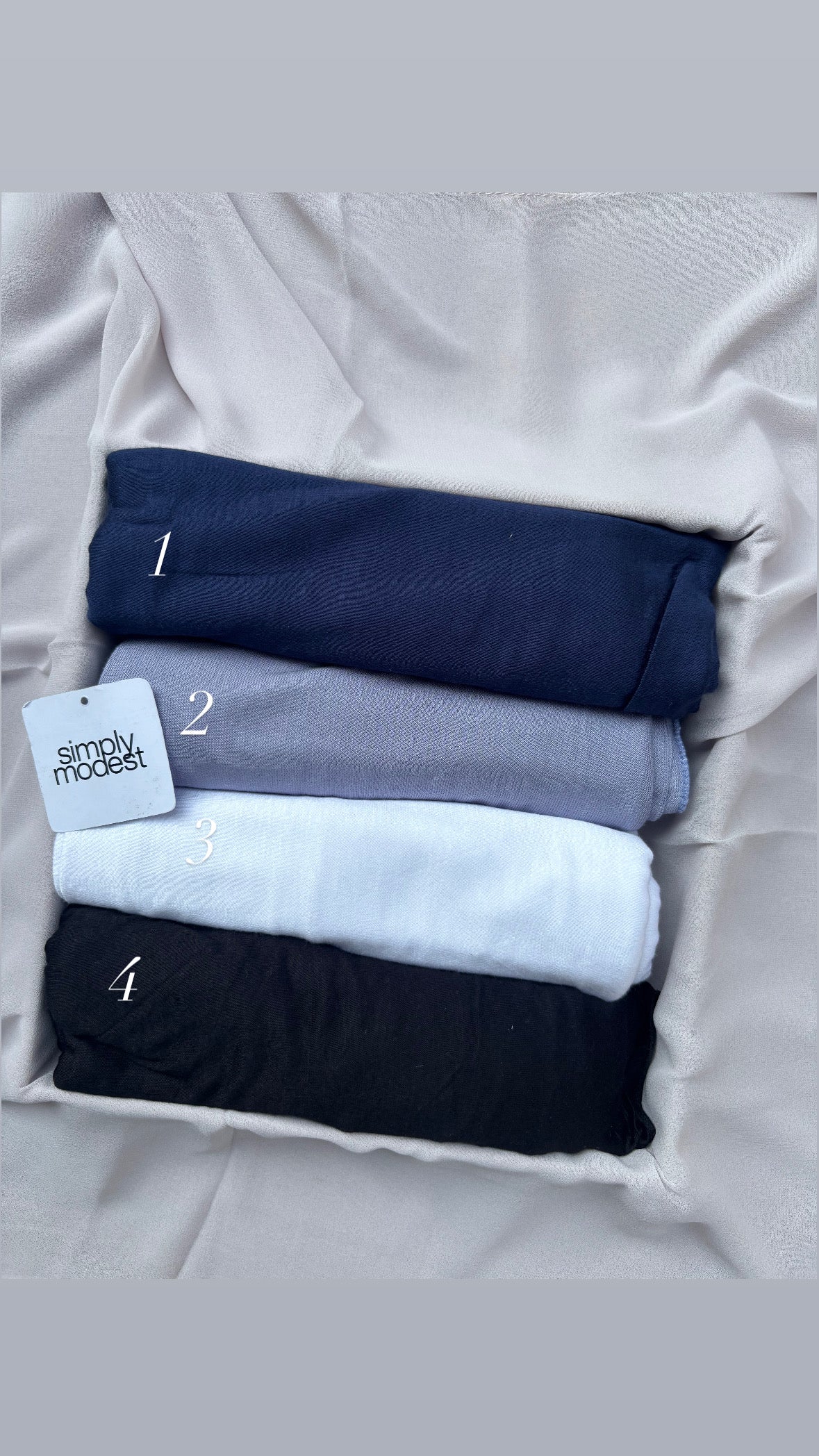 Bamboo jersey Hijabs - Hiba Brand, Premium Quality