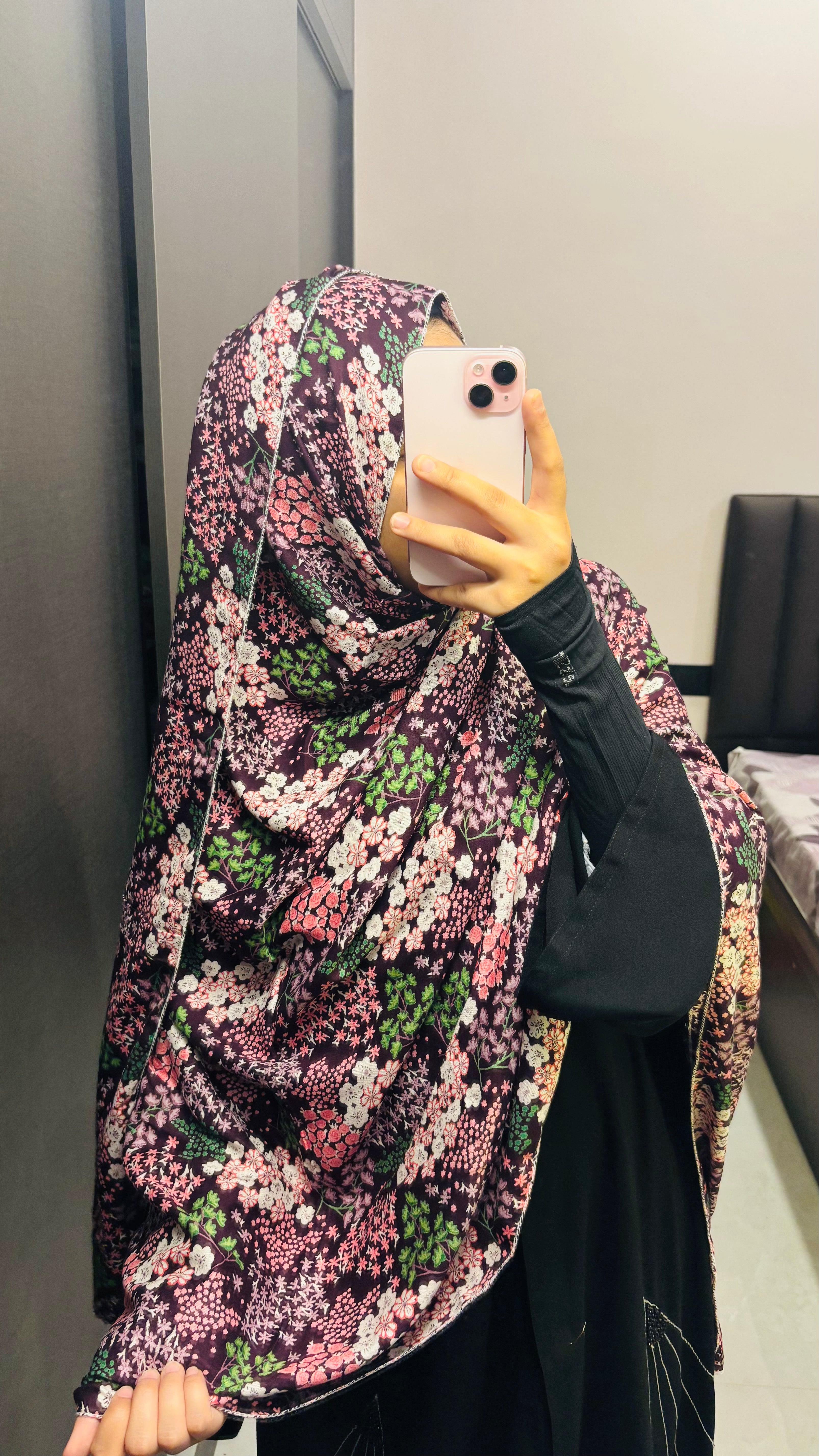 Beautiful Floral Printed Rayon dupatta