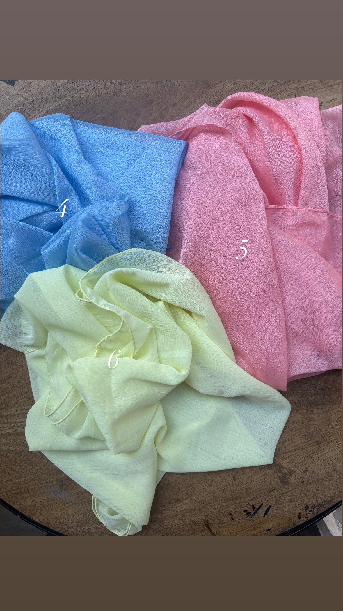 Shimmer gorgette Hijabs