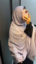 Lilac & Purple Pure Cotton Dupatta