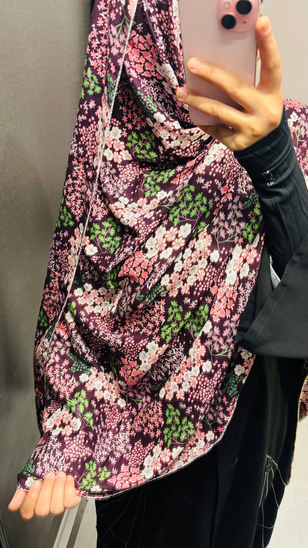 Beautiful Floral Printed Rayon dupatta