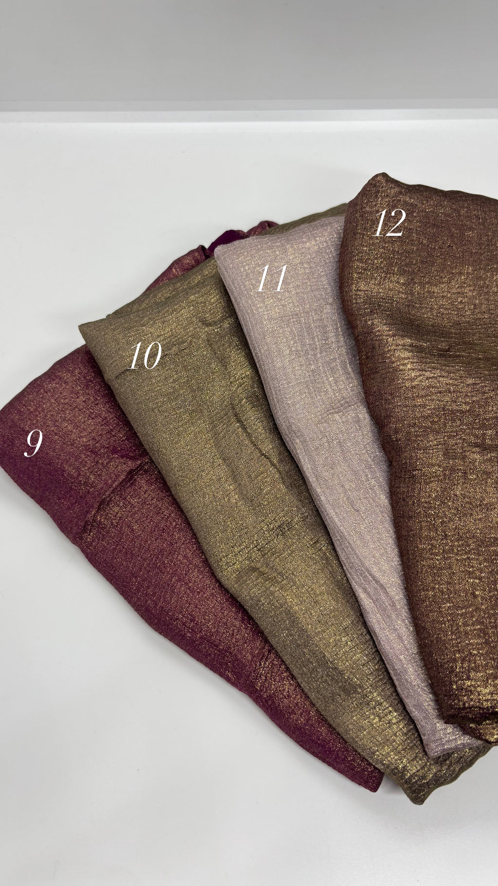 Cotton Shimmer Hijabs - Non Slippery, Premium quality