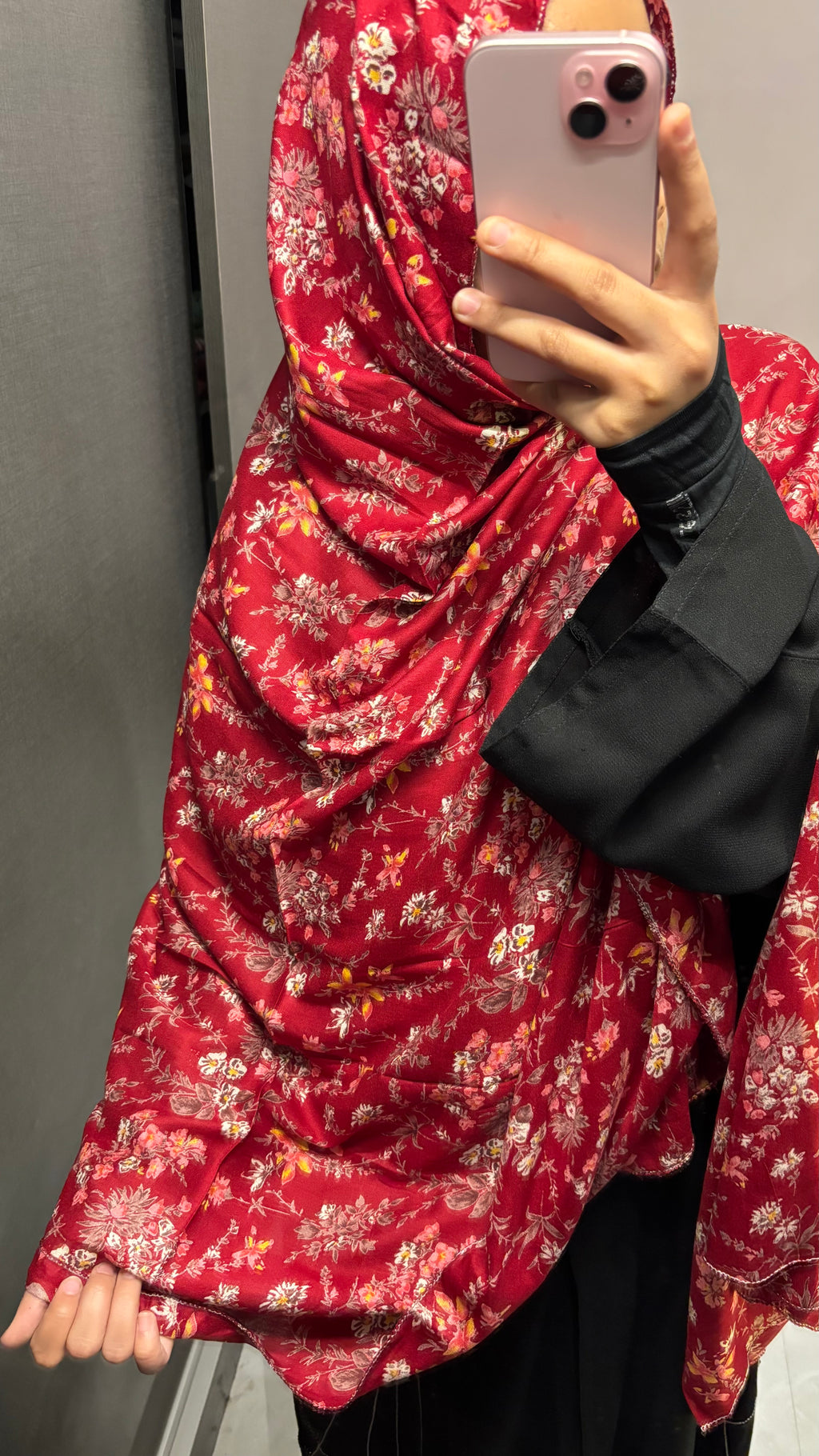 Printed Soft Rayon Maroon Dupatta