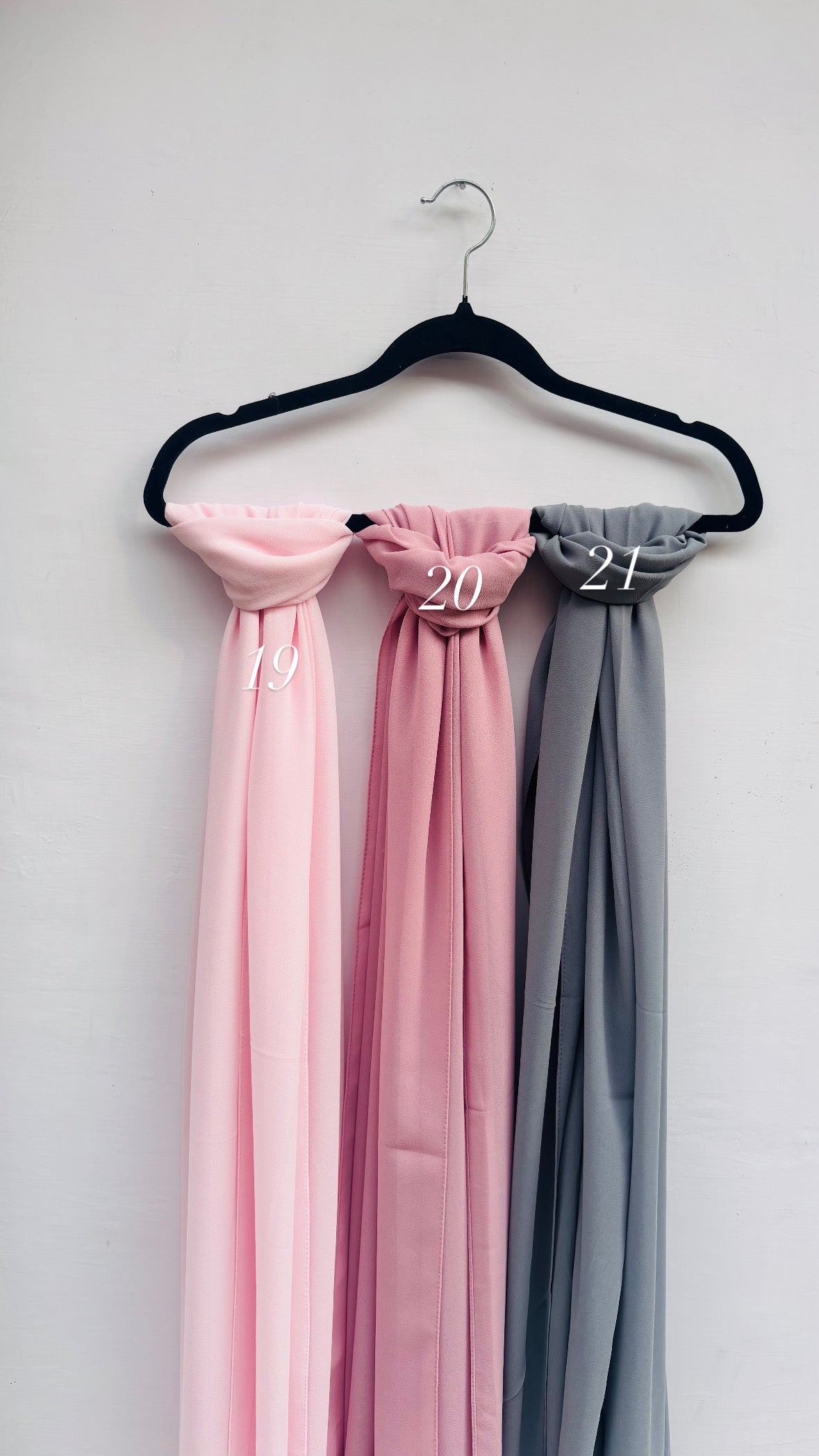 Premium Chiffon Hijabs - Big size (2 meters)