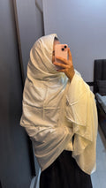 White Self Print Soft Rayon Dupatta