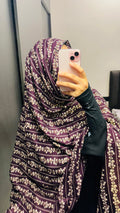 Minimal Floral Print Rayon Dupatta