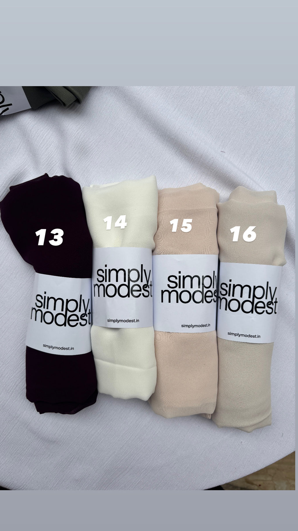 Premium chiffon hijabs