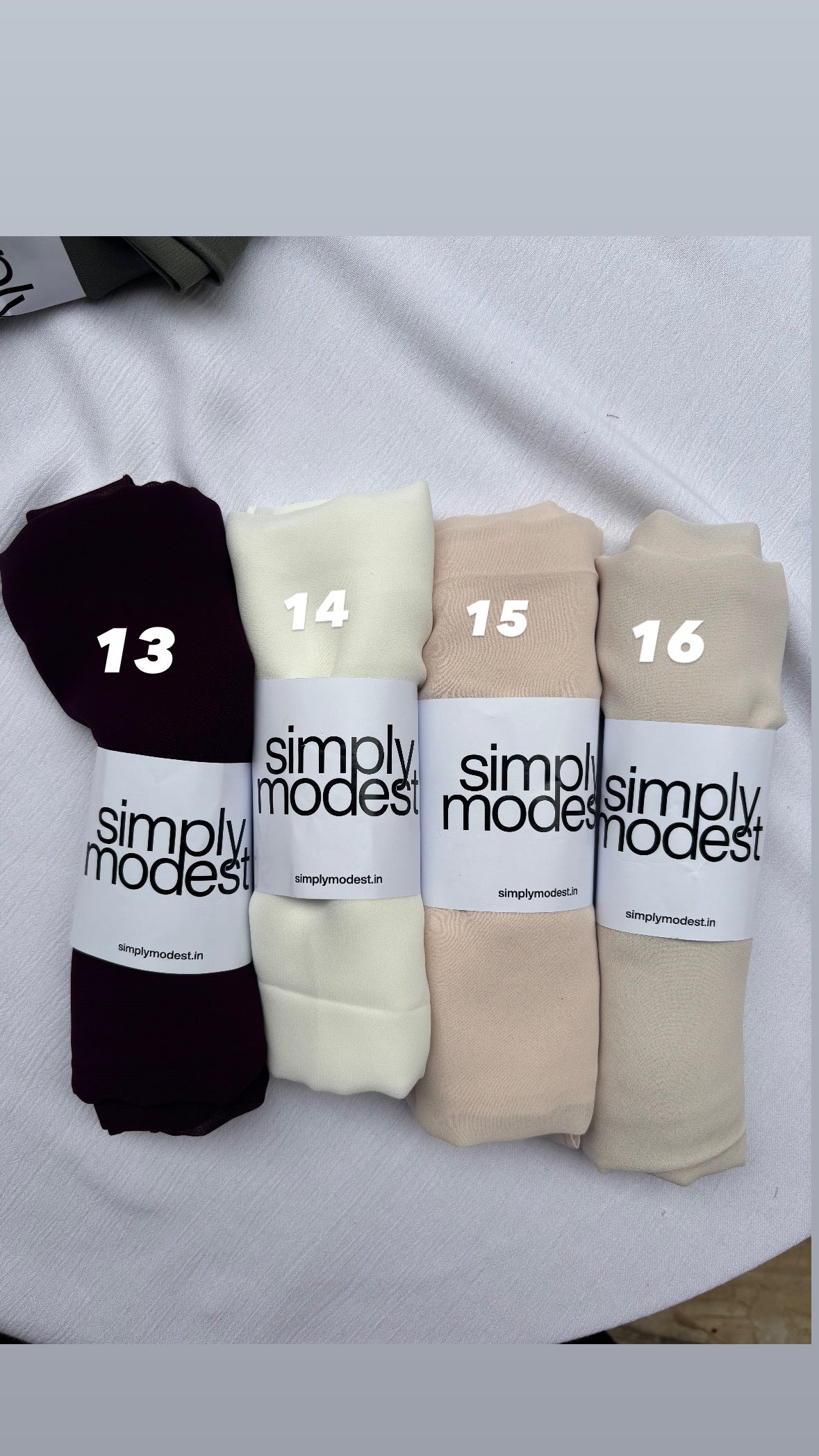 Premium chiffon hijabs