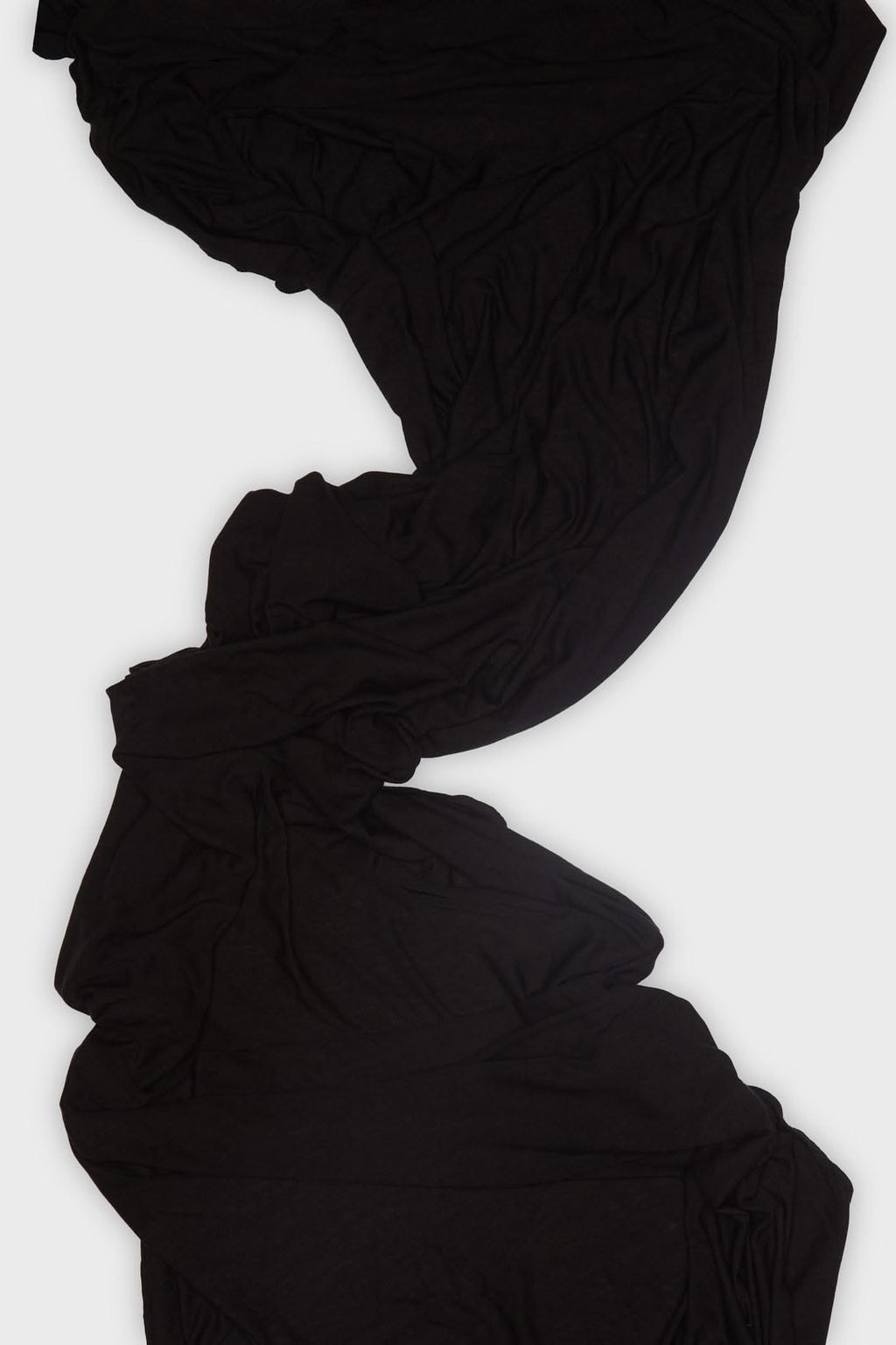 Black Bamboo Jersey Hijabs - 2 meters
