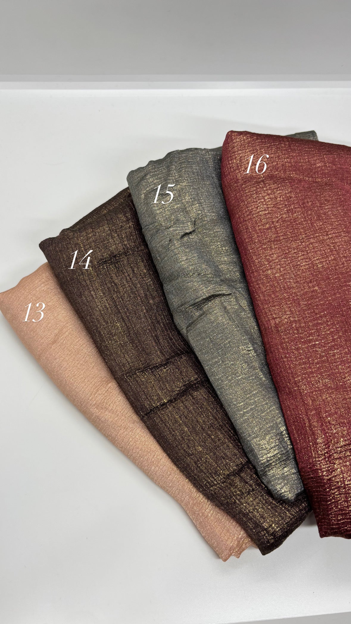 Cotton Shimmer Hijabs - Non Slippery, Premium quality