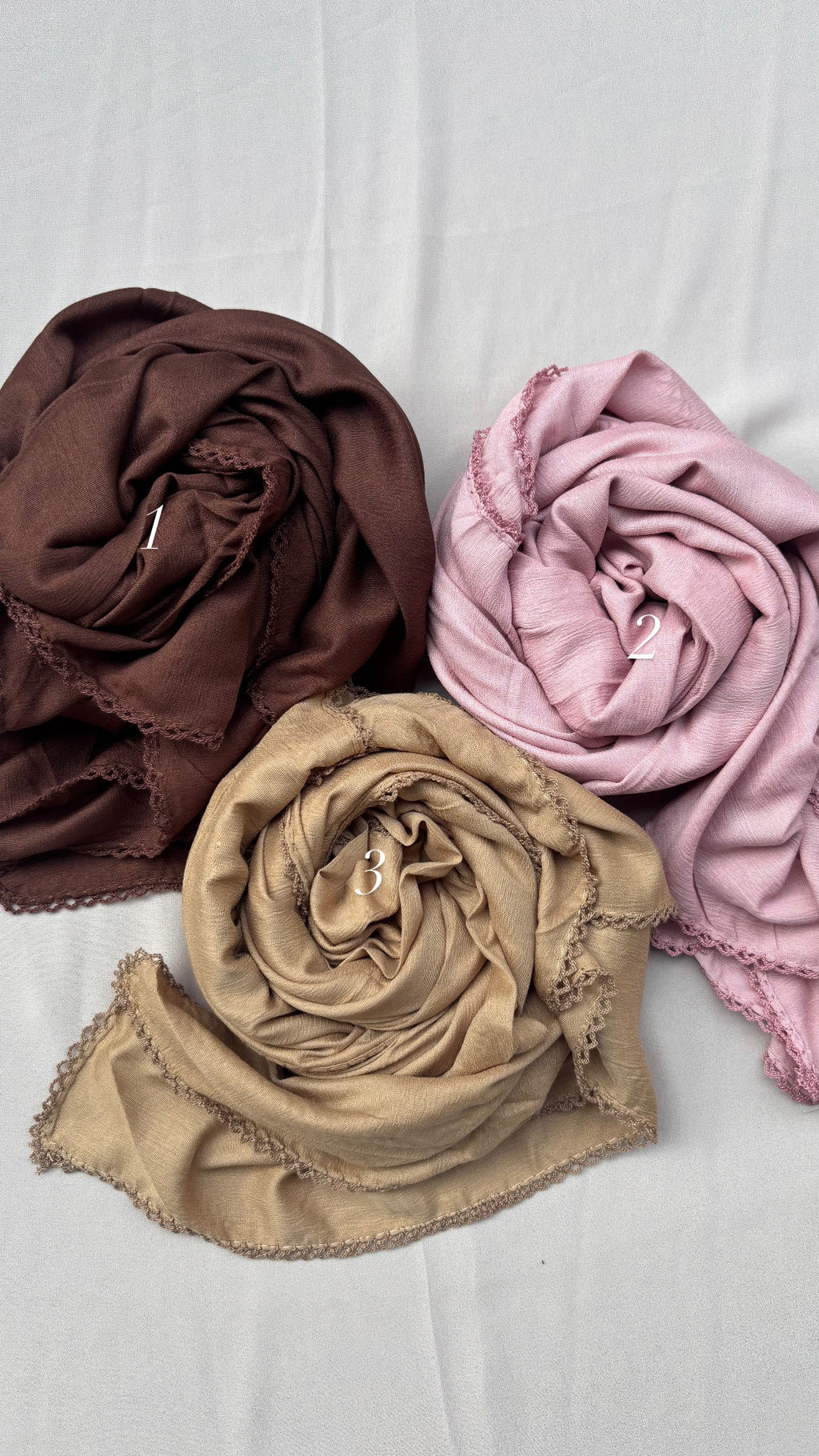 Cotton Hijab With laces