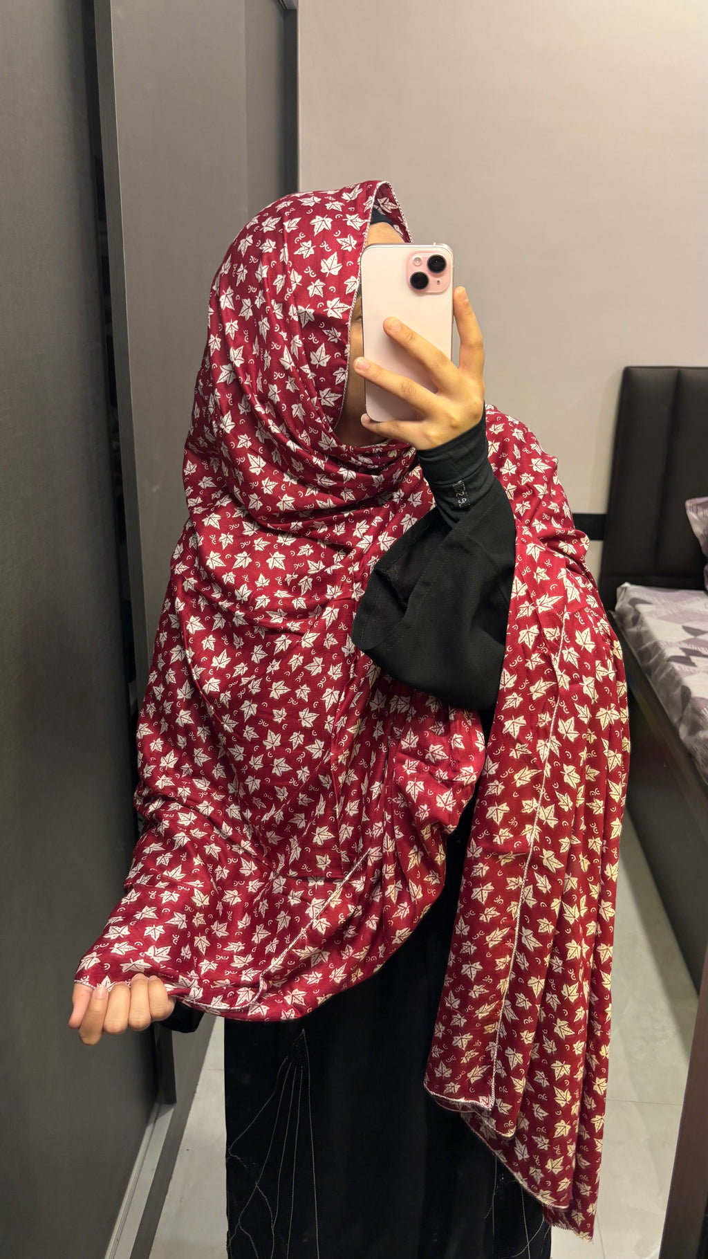 Minimal Printed Beautiful Rayon Namaz Dupatta