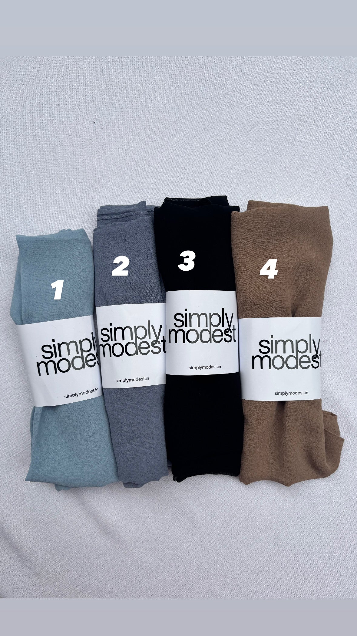 Premium chiffon hijabs