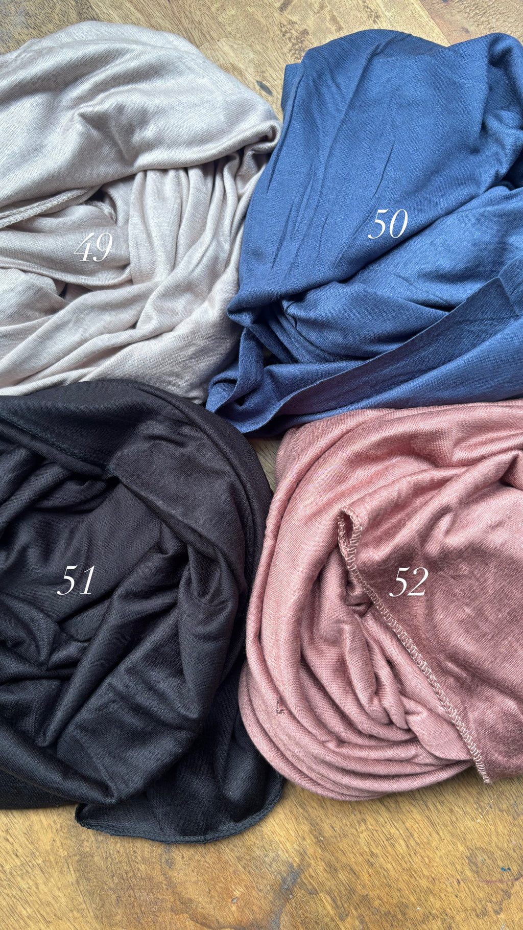Bamboo jersey Hijabs - Premium Quality