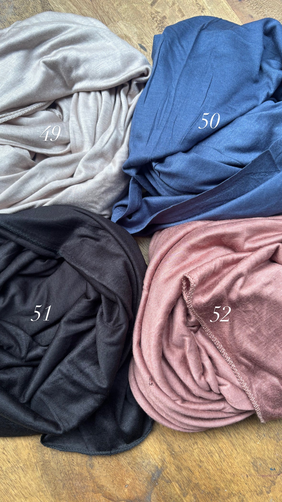 Bamboo jersey Hijabs - Premium Quality