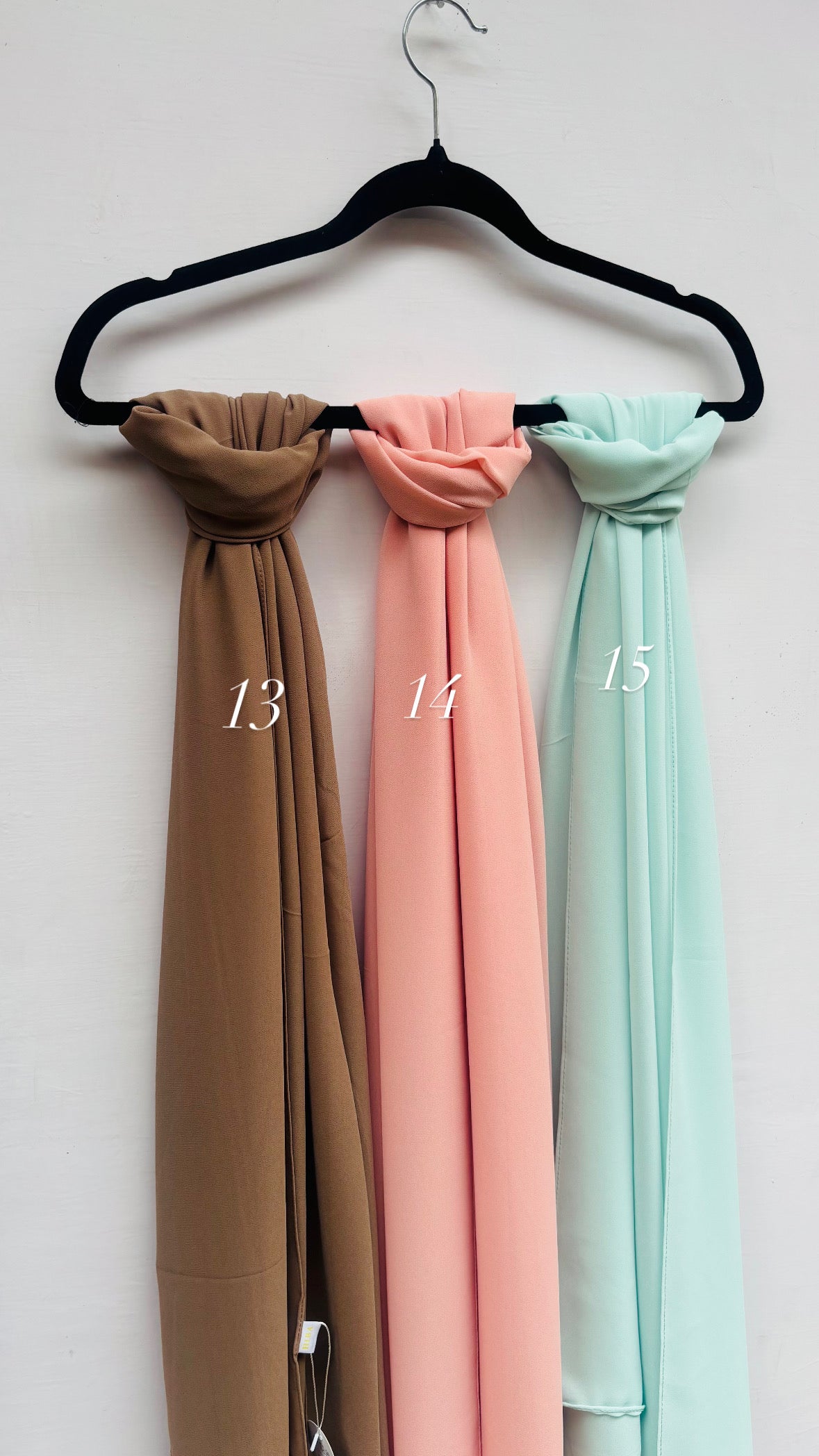 Premium Chiffon Hijabs - Big size (2 meters)