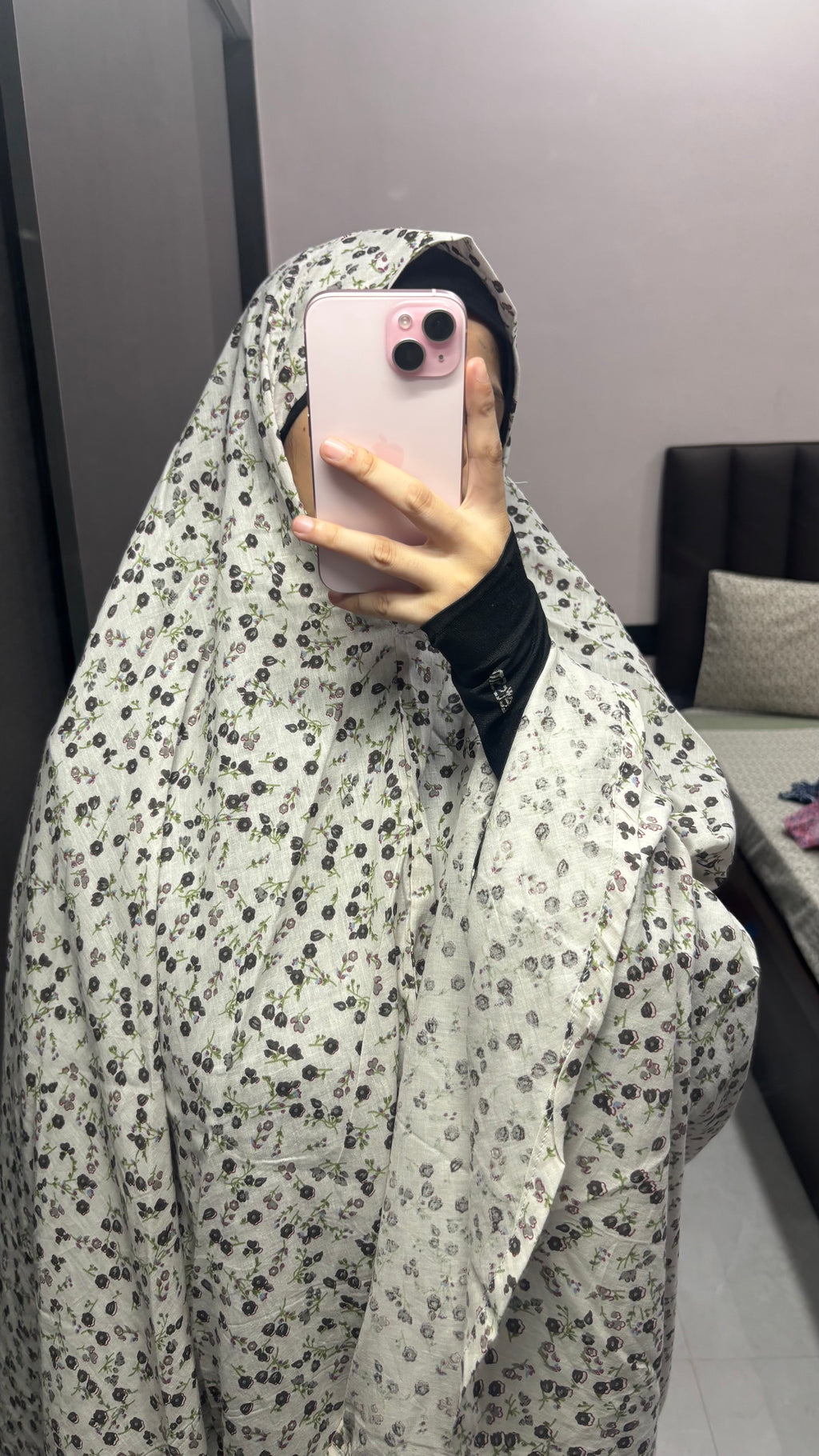 Pure Cotton Namaz Makhna/Khimar