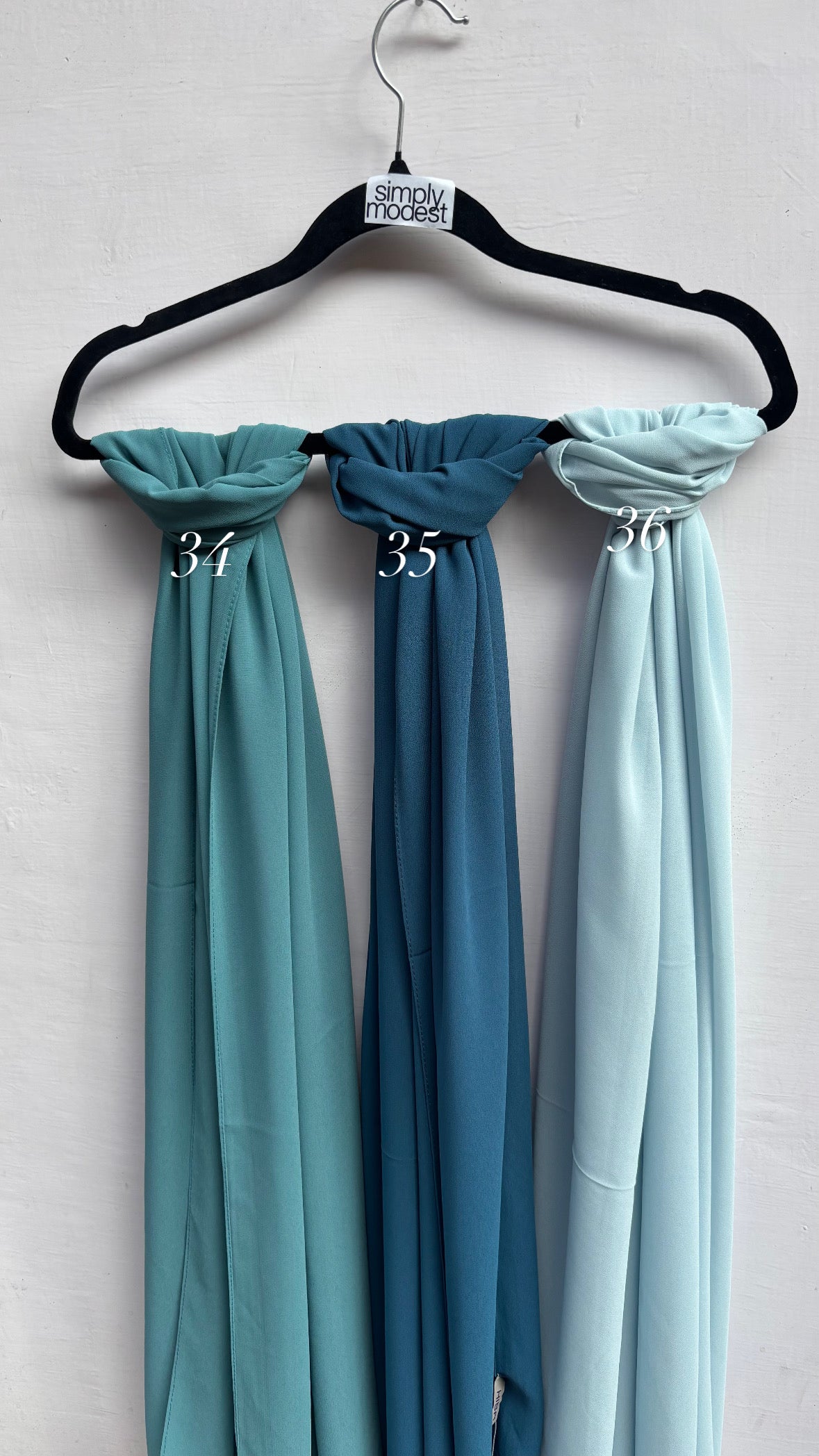 Premium Chiffon Hijabs - Big size (2 meters)