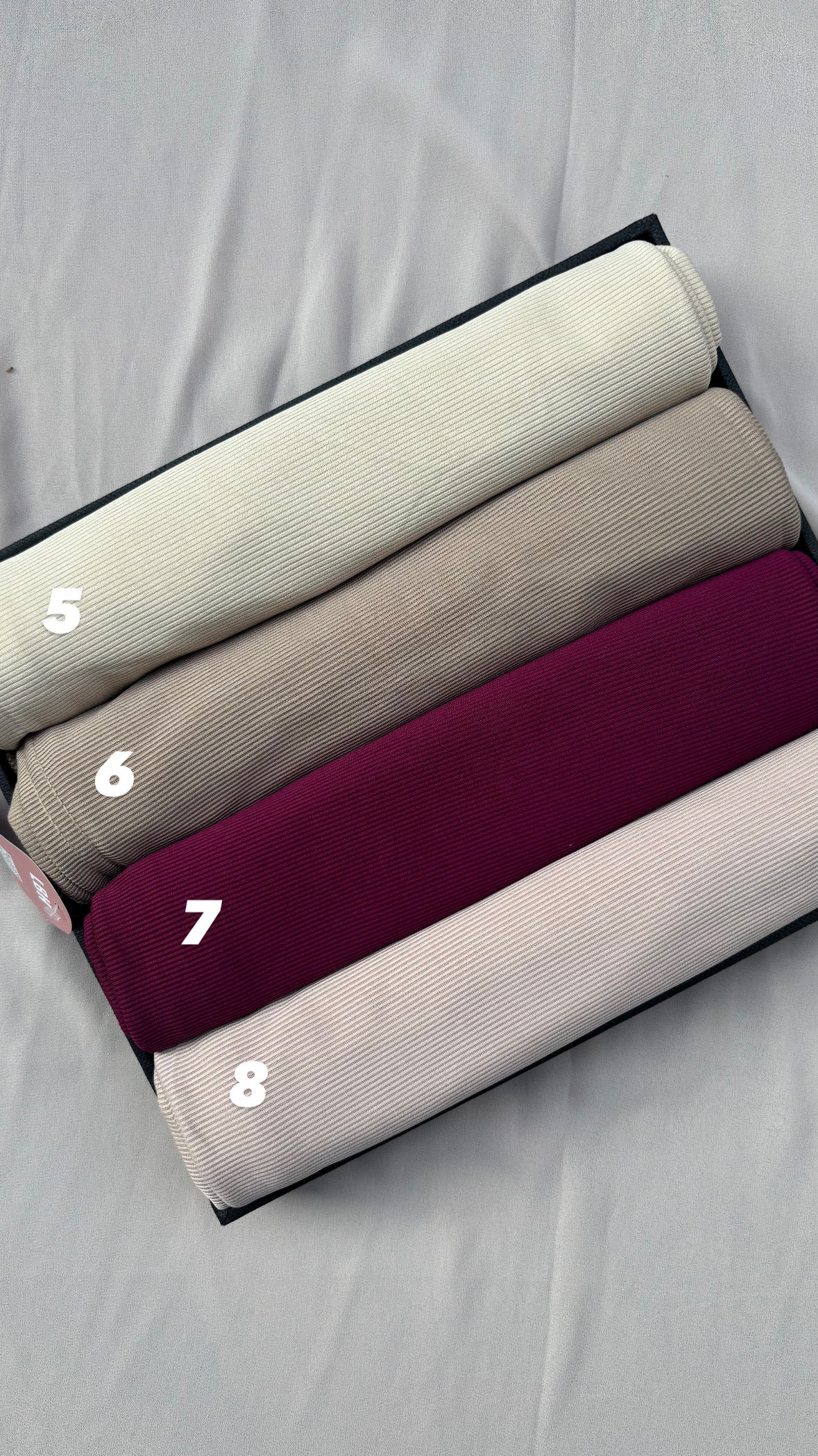 Ribbed Jersey Hijabs - Premium quality, Amazing Colours