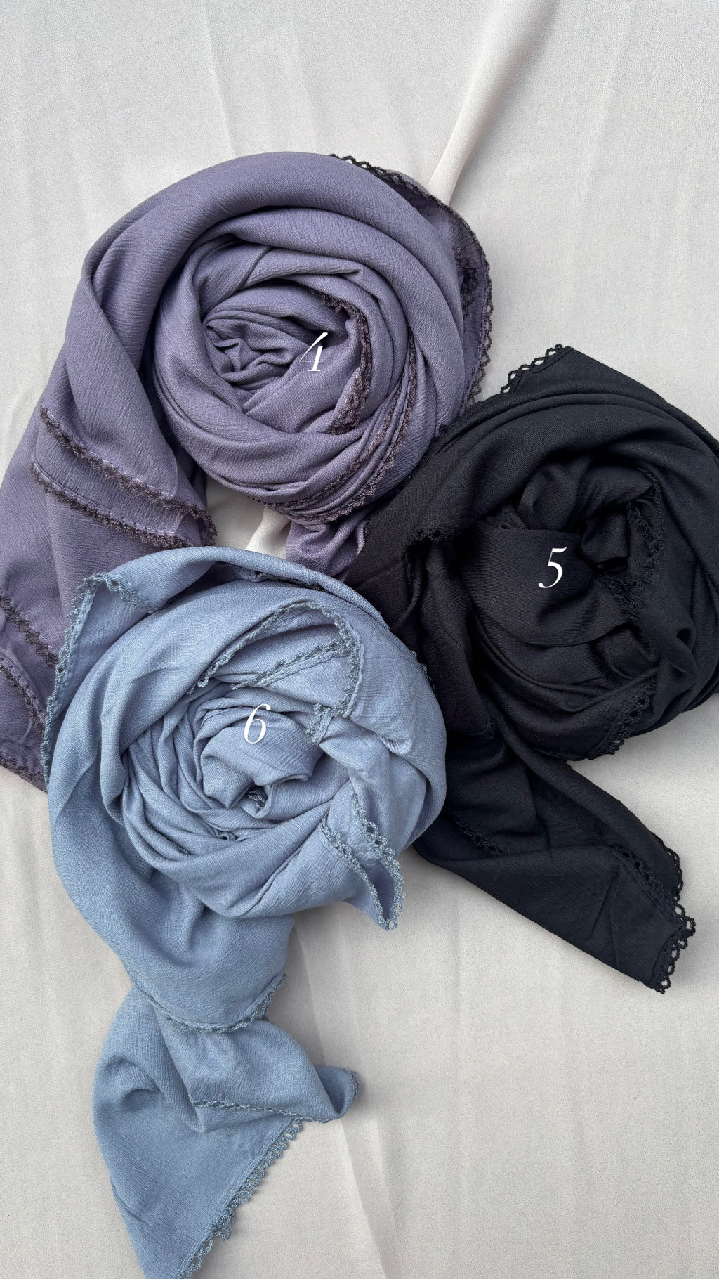 Cotton Hijab With laces