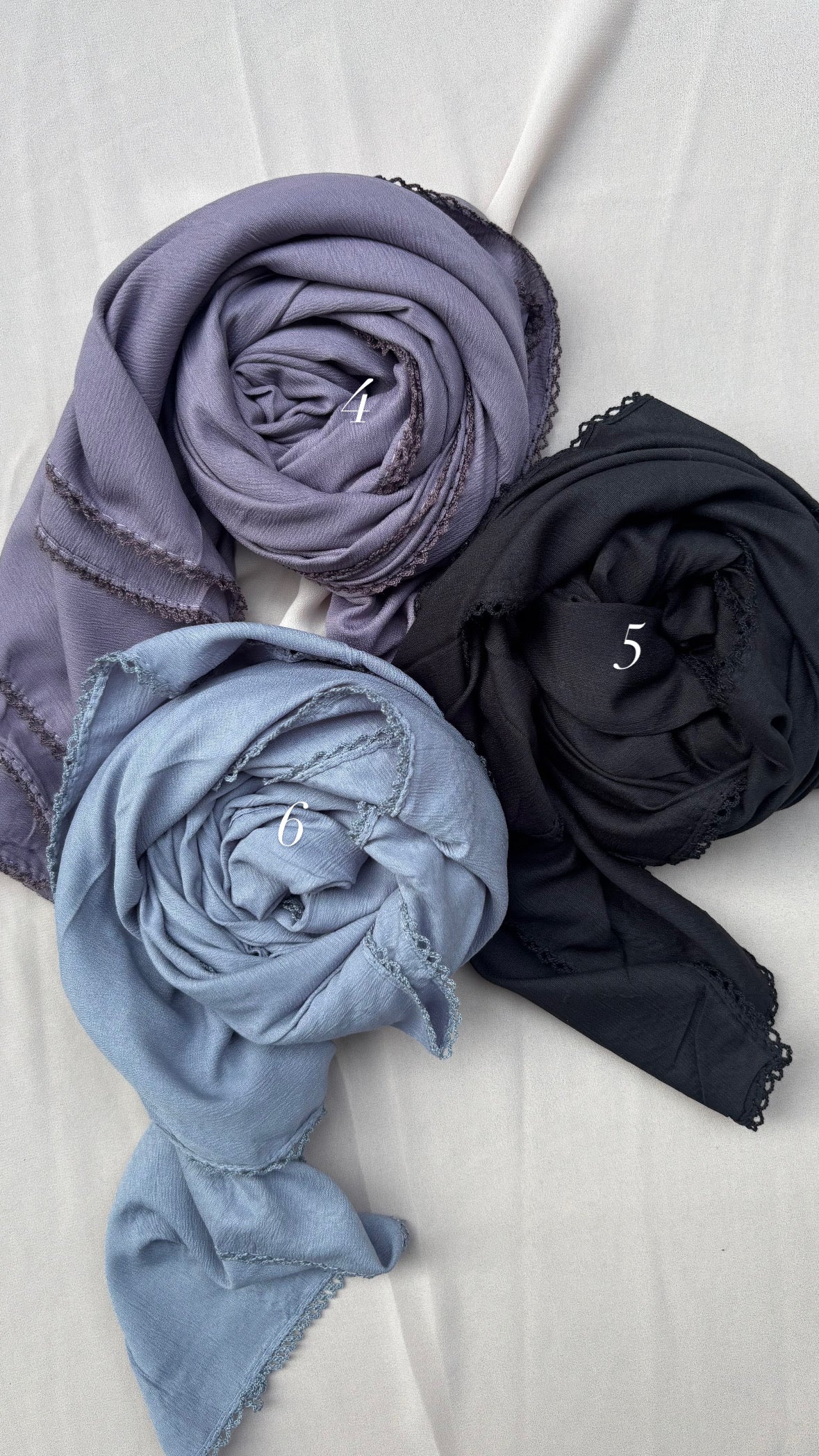 Cotton Hijab With laces