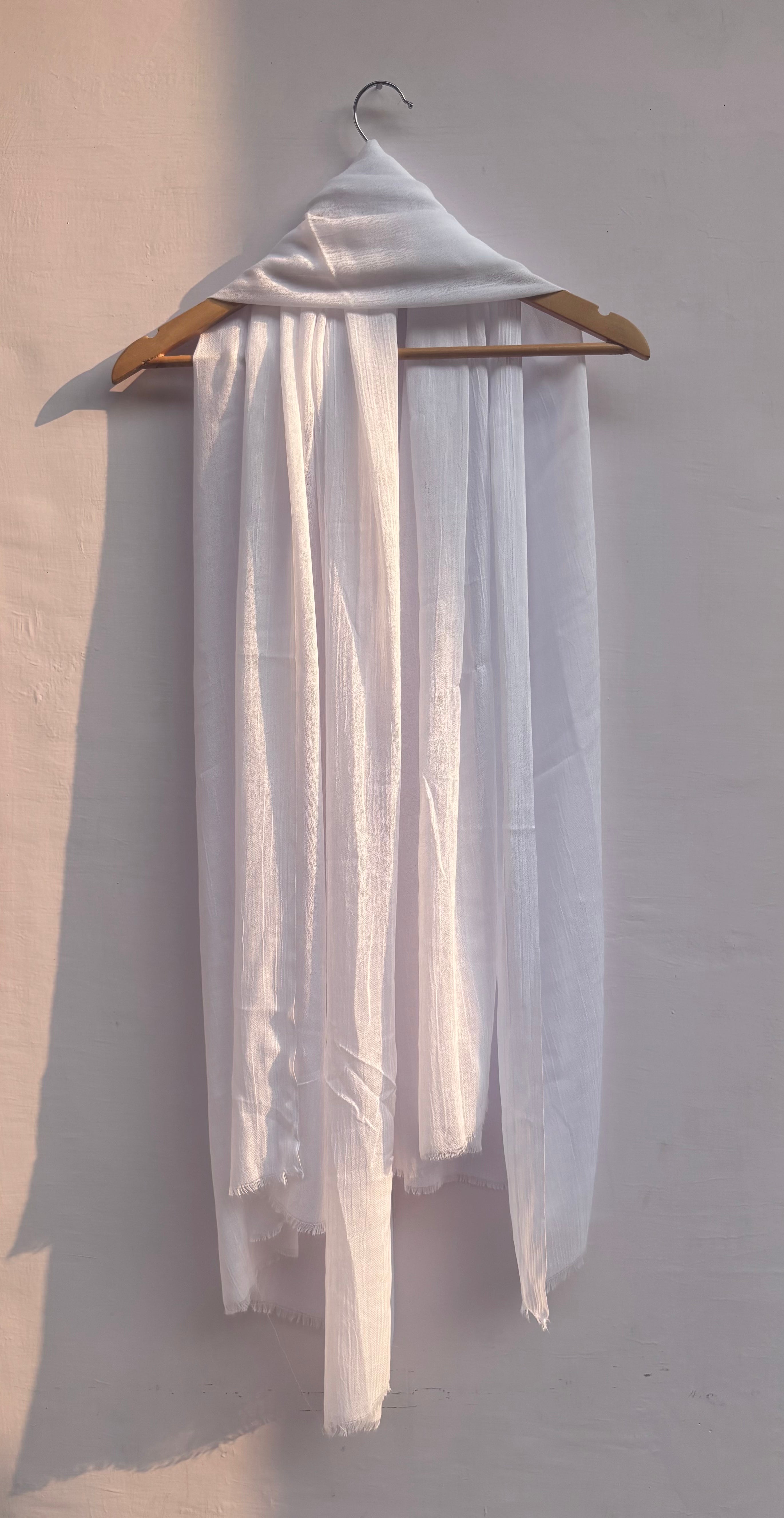 Modal Cotton Hijab - White