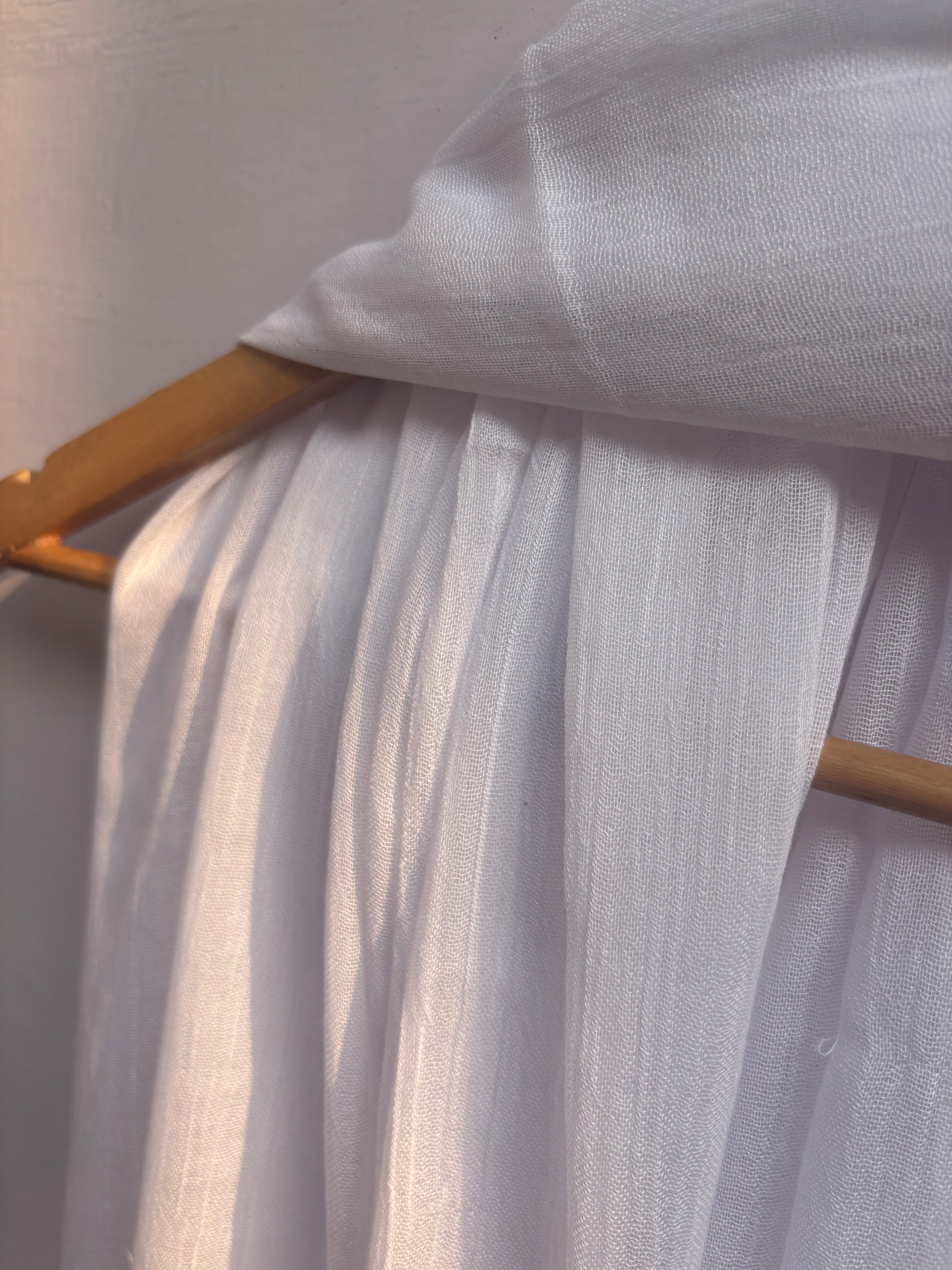 Modal Cotton Hijab - White