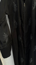 Black Beautiful Embroidered PartyWear Abaya