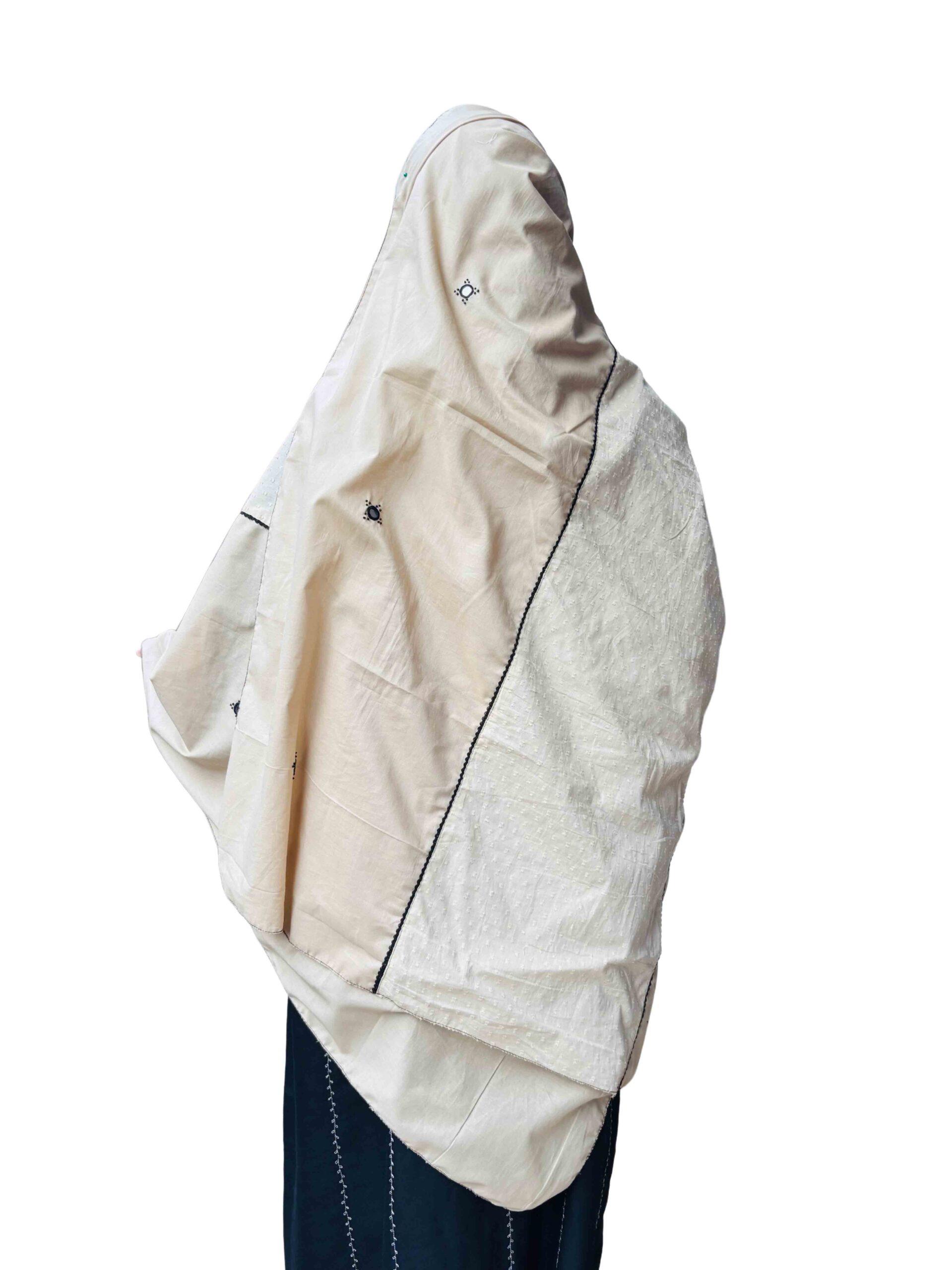 Mirror Work lace dupatta